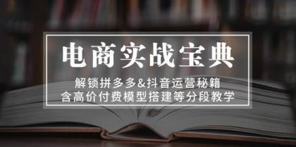 电商实战宝典：解锁拼多多&抖音运营秘籍，含高价付费模型搭建等分段教学-颜夕资源网-第17张图片