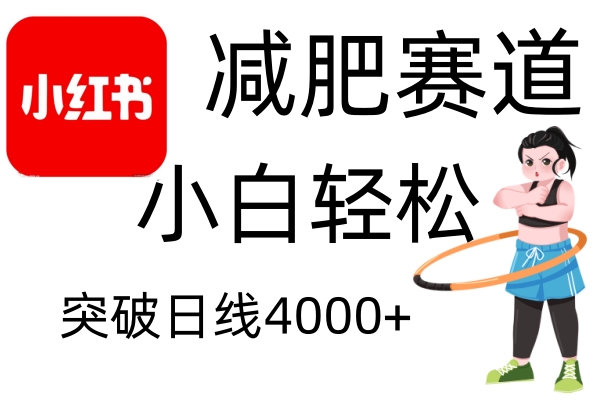 小红书减肥赛道，简单零成本，无需剪辑，不用动脑，小白轻松日利润4000+-倒腾怪分享社-第18张图片