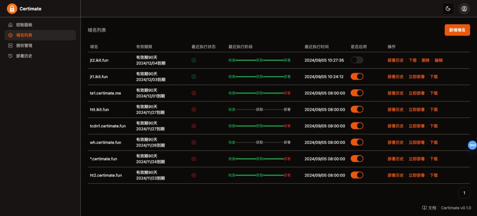 SSL证书管理系统工具网站源码，自动申请、部署SSL证书，并在证书即将过期时自动续期-颜夕资源网-第17张图片