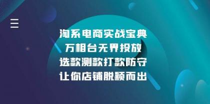 淘系电商实战宝典：万相台无界投放，选款测款打款防守，让你店铺脱颖而出-颜夕资源网-第15张图片